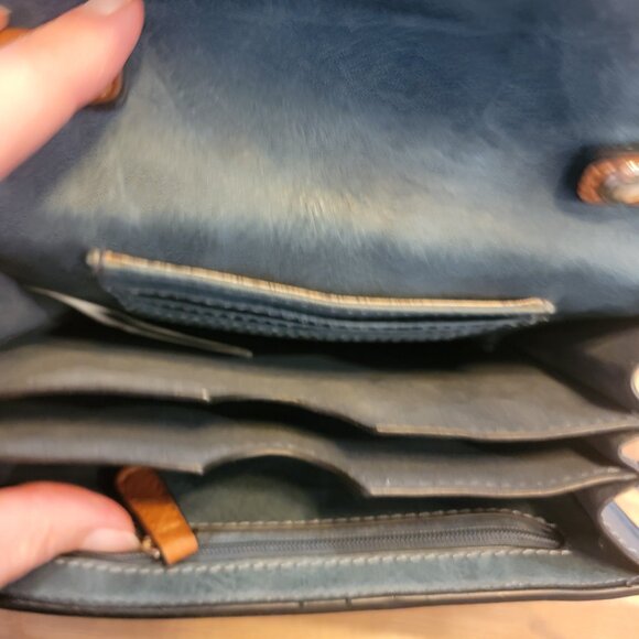 Simply Noelle Crossbody Wallet Convertible Brown Faux Leather - Picture 4 of 14